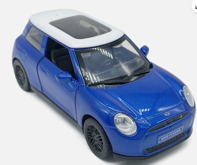 Mini CooperSE J01 Maisto blau 1:24