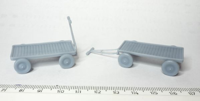 7mm scale / O gauge trolleys