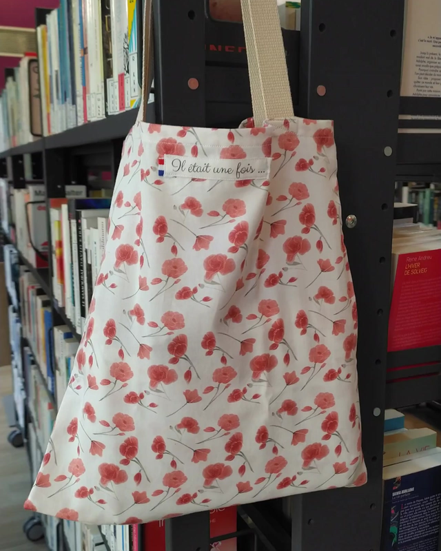 Tote Bag &quot;Champ de Coquelicots&quot;