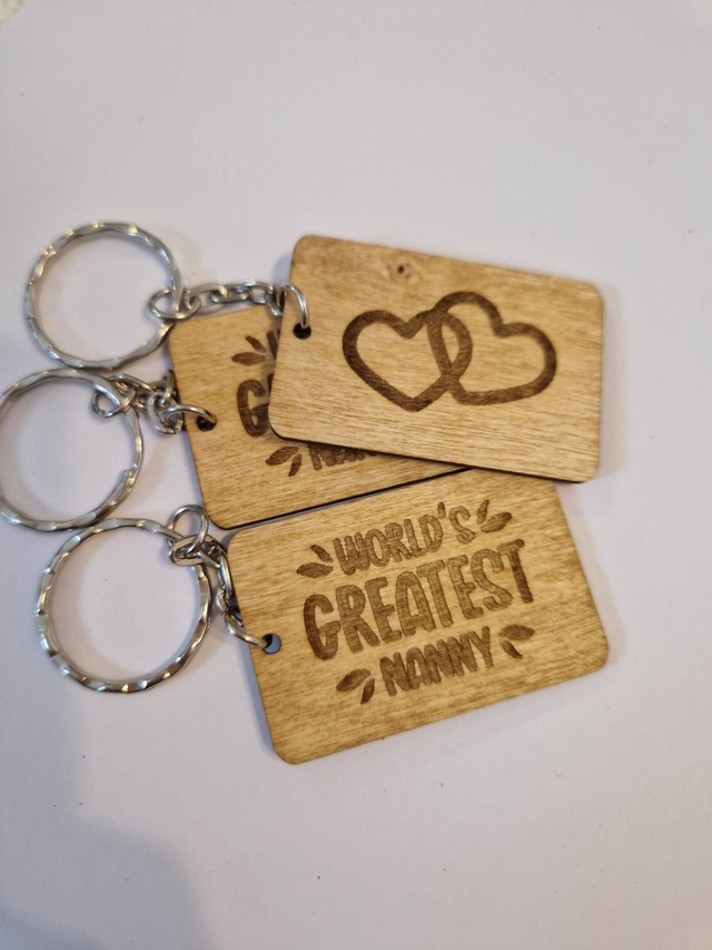 Standard Greatest Nanny Keyring