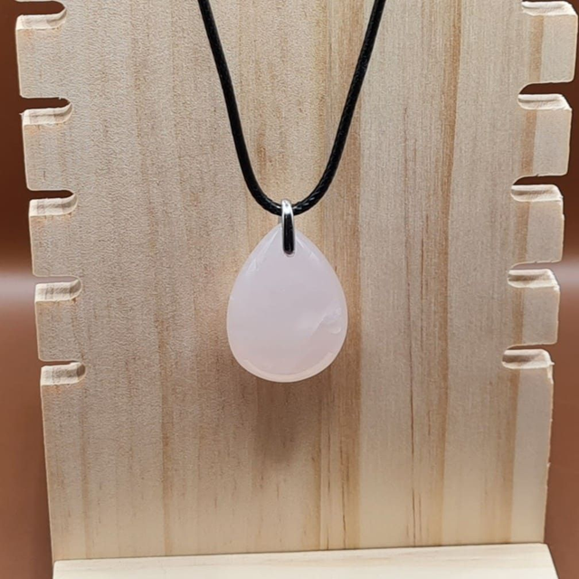 Pendentif Quartz rose