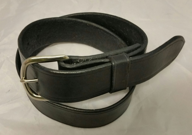 Hide Belt black 1.5" (38mm)