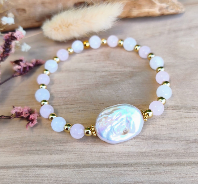 Bracelet "Quiétude" Perle d'eau douce 