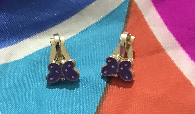 Children Clip On Earrings - CCE25