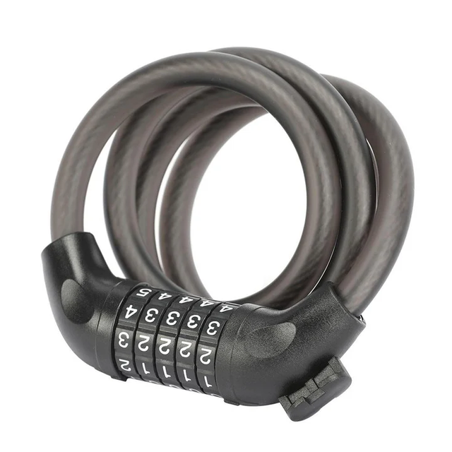 Eleglide Black 1.2m Cable Combination Lock