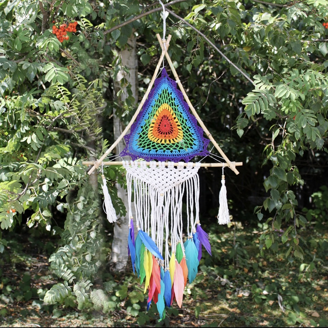 Dream Catcher Large Multi Pyramid 