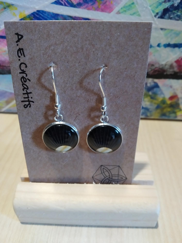 Boucles D&#039;oreilles Cabochons Japon 