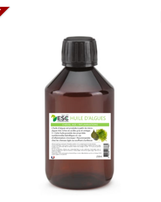 HUILE D’ALGUES – Omega 3 Cheval – EPA + DHA