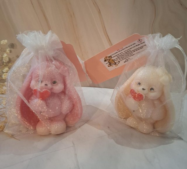 Fondants lapin coeur 