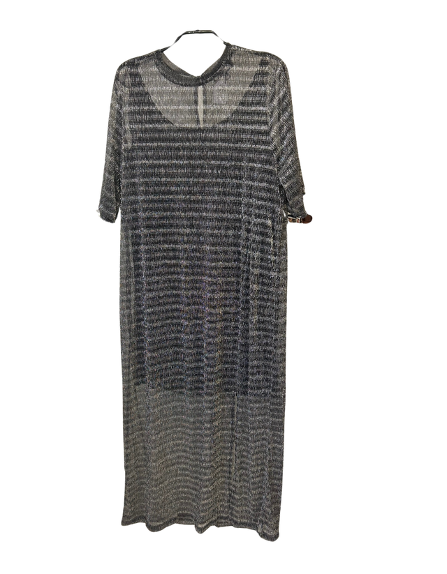 Next Dress in Silver Metallic