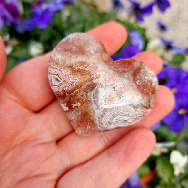 Mexican Crazy Lace Heart