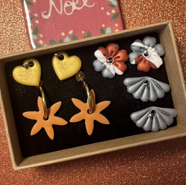 Coffret boucles d’oreilles - Édition Noël 