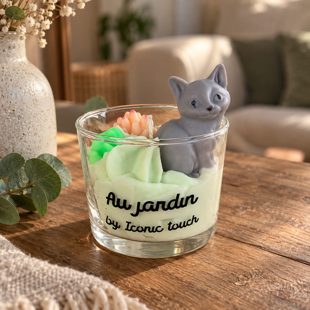Bougie engagée Au jardin