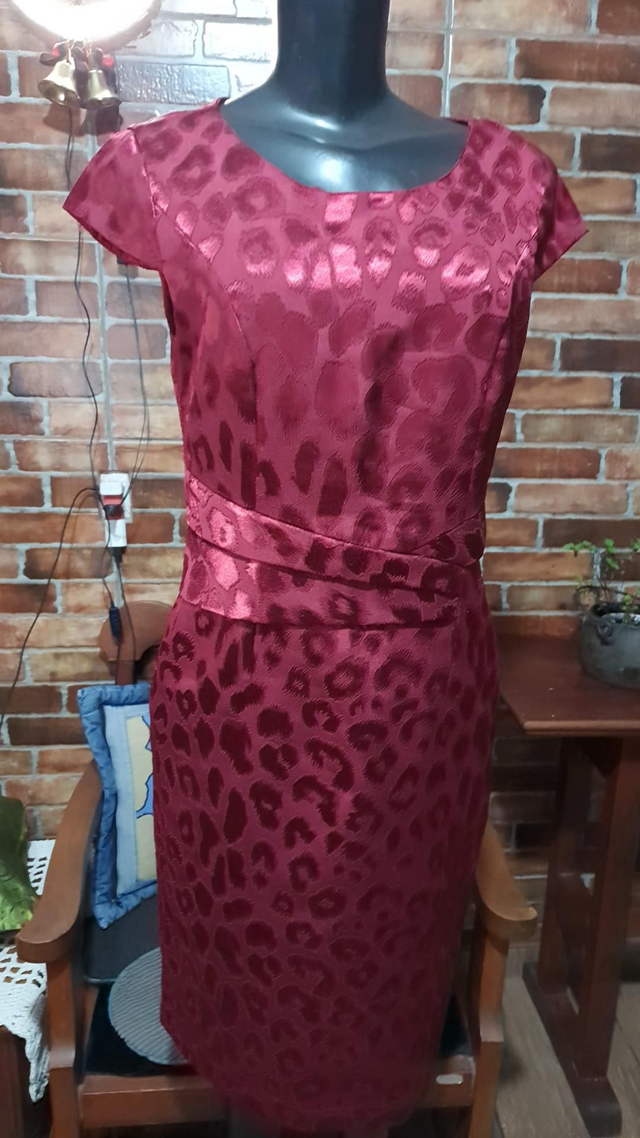 Vestido Tubinho Vermelho