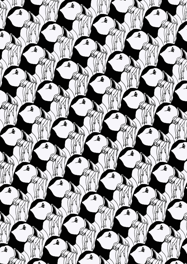 Silkscreen handprinted paper