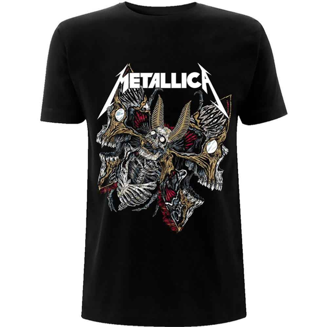 METALLICA UNISEX T-SHIRT: SKULL MOTH