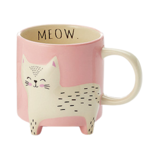 Taza Monti, cerámica 0,40 l. ROSA *189