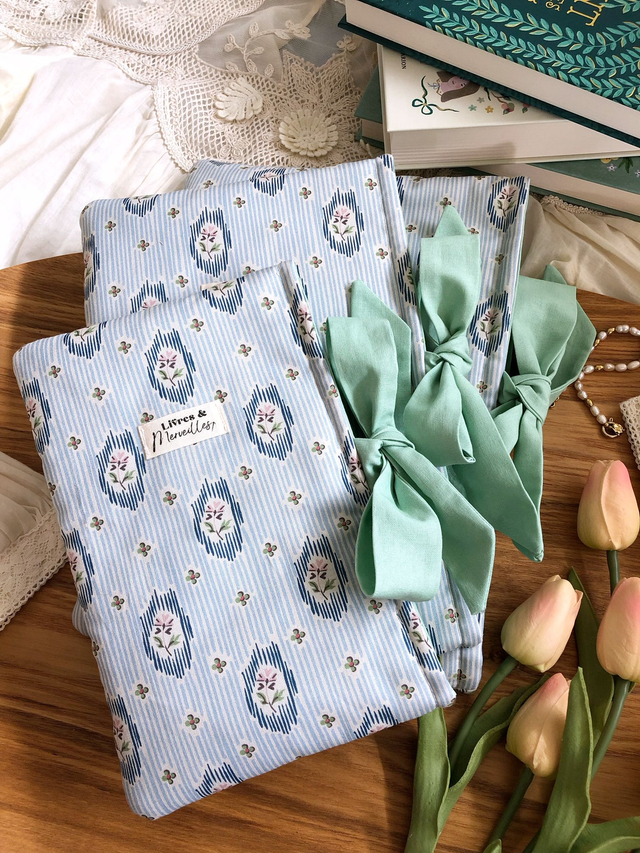 Pochette à livres en coton fleuri - Penelope Bridgerton