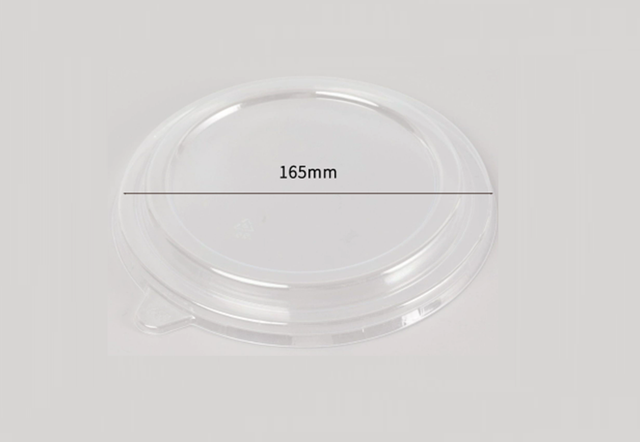 165mm PP Lids for 1300ml Kraft Paper Bowls – Secure &amp; Clear (BTC041)