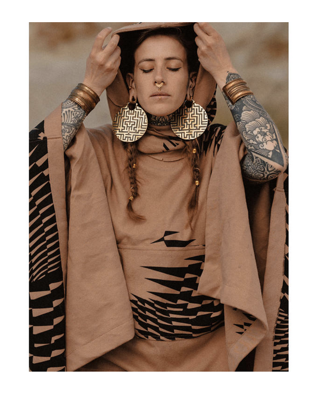 SAJAX PONCHO MOKA OS 410025