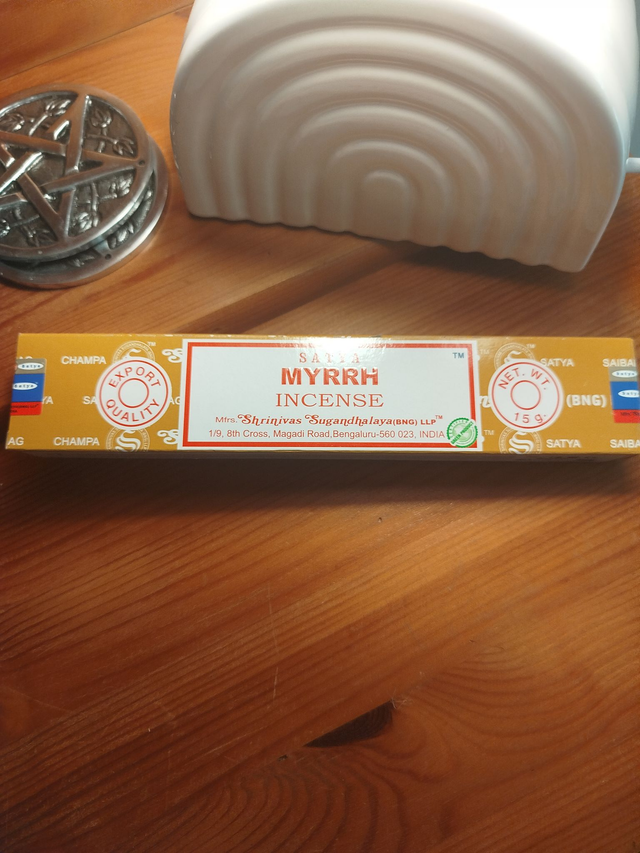 encens satya MYRRHE