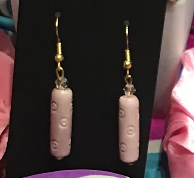 Pink Dangling Earrings- PDE56