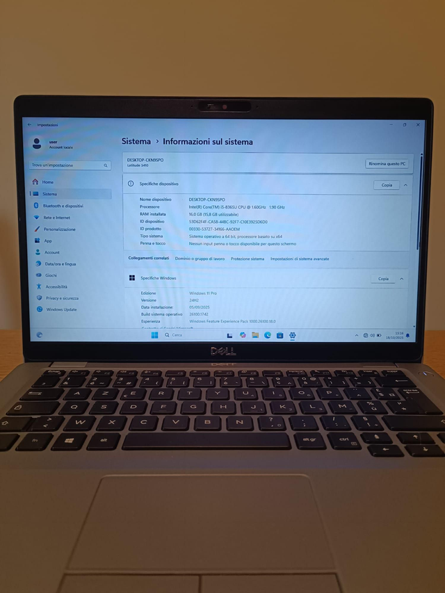 Dell latitude 5410 usato