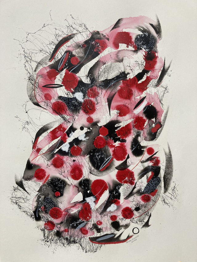 Original mix media on paper 56x76cm