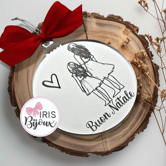 Decorazione natalizia mamma&amp;figlia