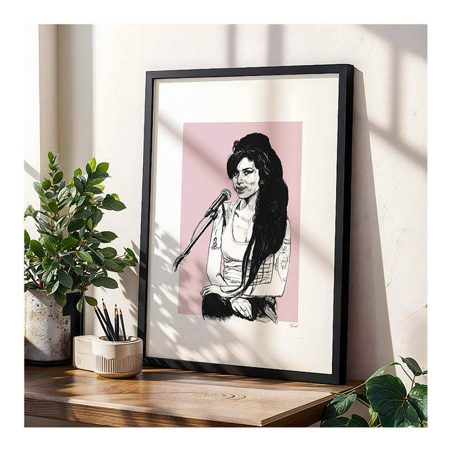 &#039;Amy Winehouse&#039; art print