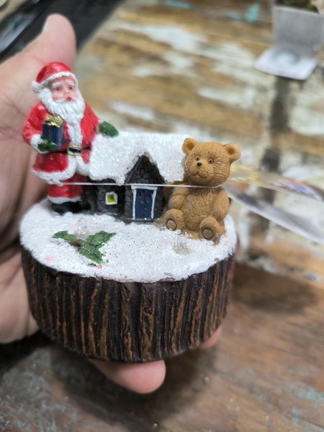 SCÈNE LUMINEUSE NOËL PERE NOËL 