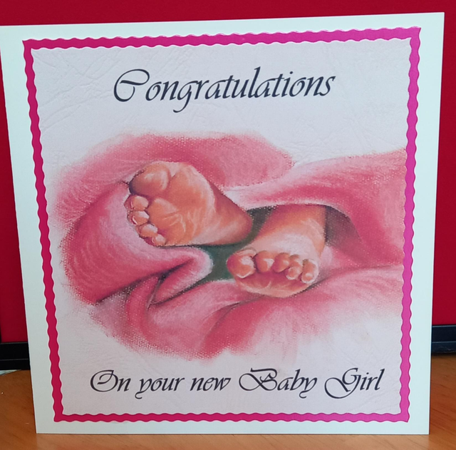 Baby Girl Card 