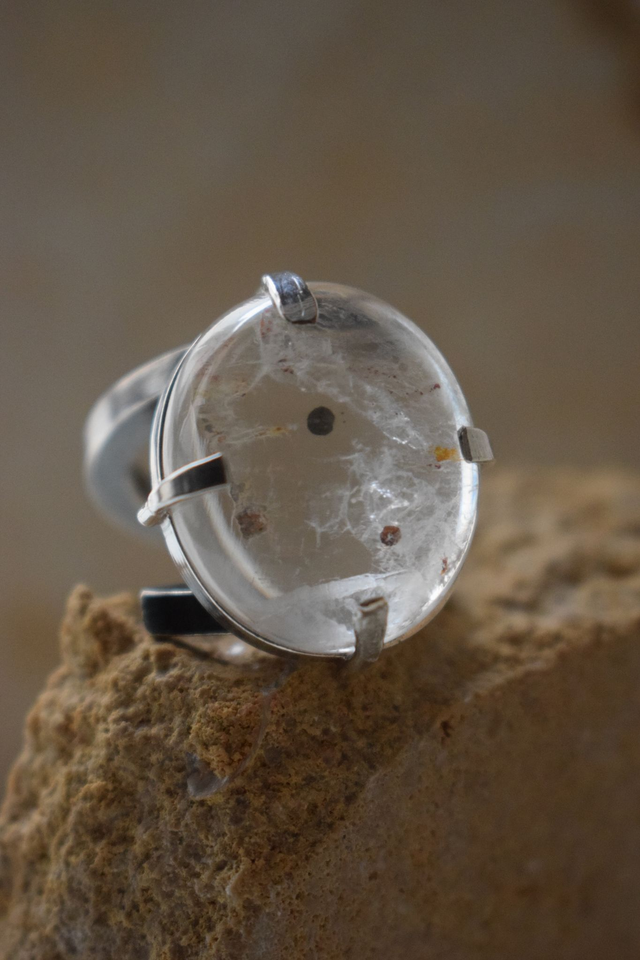 Bague Quartz à Marcassite 