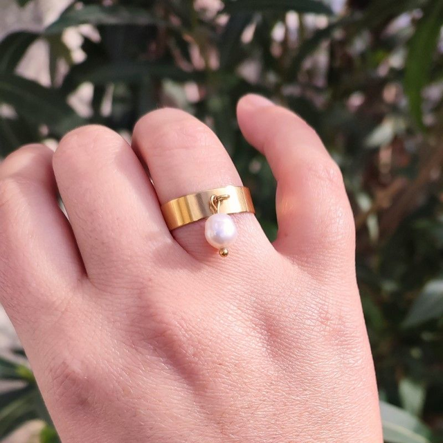 Bague Pearl Doré