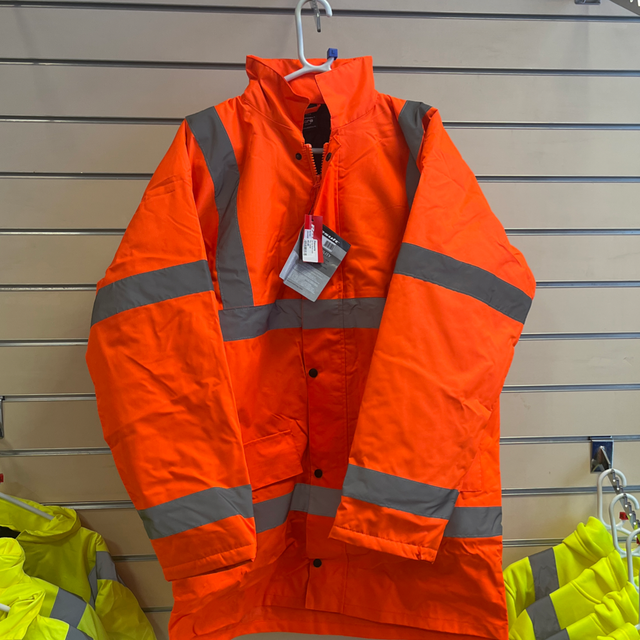 Hi vis orange workcoat