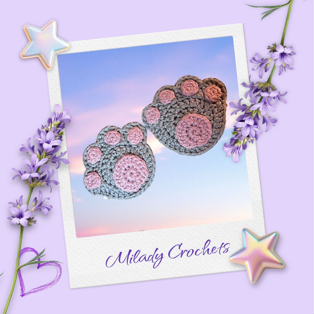 Barrette Patoune de chat