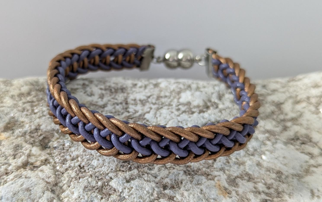 Slim Flat Braid Kumihimo Bracelet