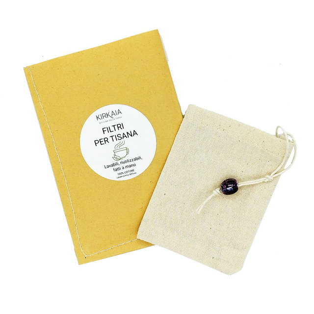 Filtri artigianali in cotone lavabile per Tisana