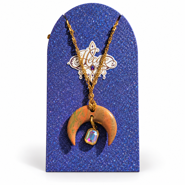Collier Lune Prismatique