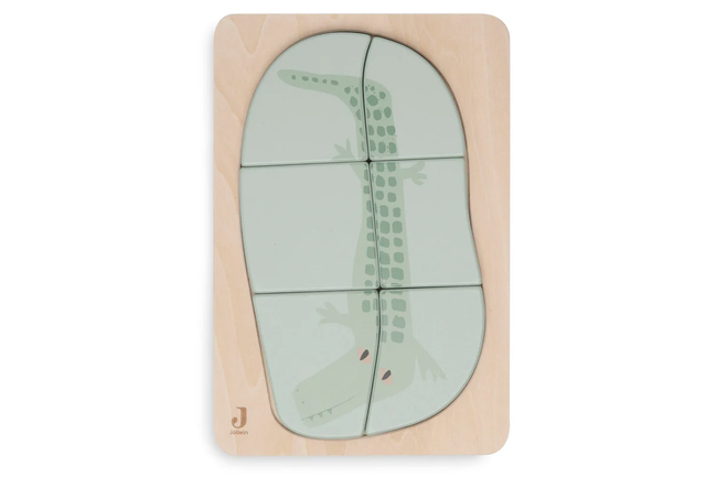 Jollein houten puzzel krokodil Jungle Jambo