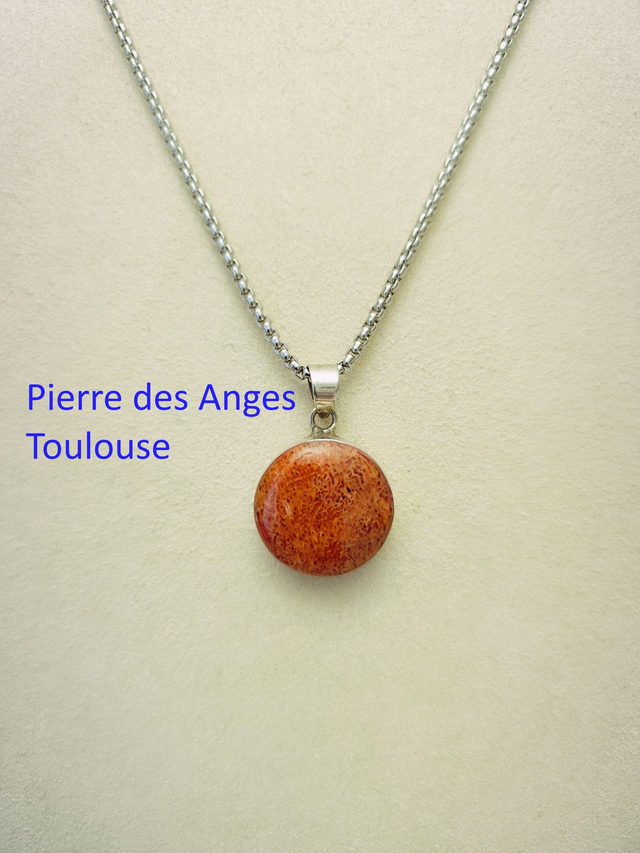 Pendentif Corail Gorgone