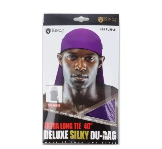 KING J: SILKY DURAG - PURPLE (415)
