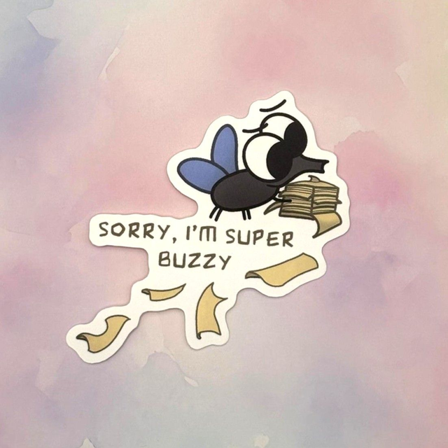 Sorry, I'm super buzzy