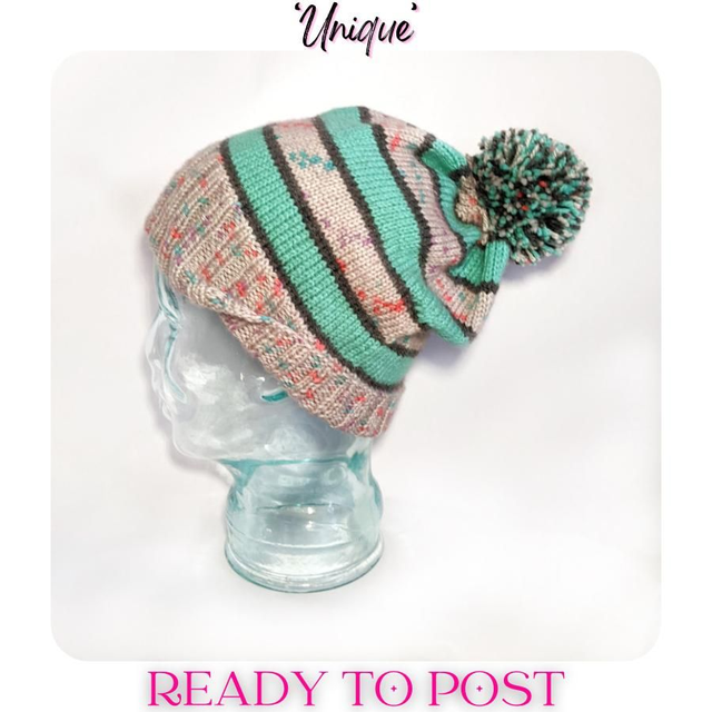 Modern Stripe Hat-UNIQUE