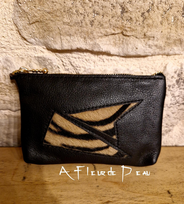 Petite pochette en cuir