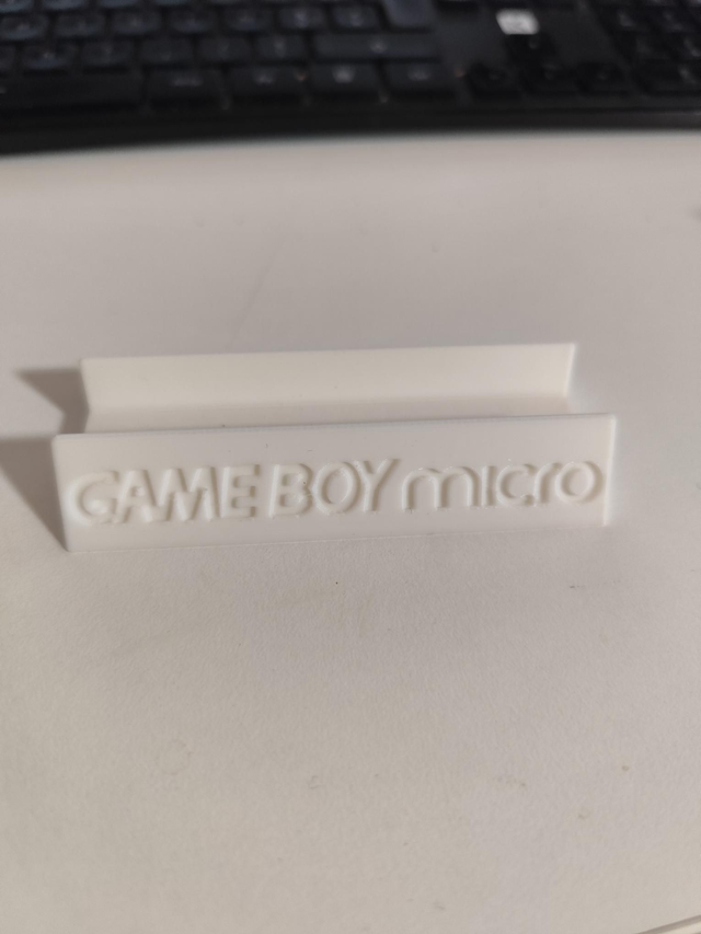 Support d&#039;exposition GameBoy Micro