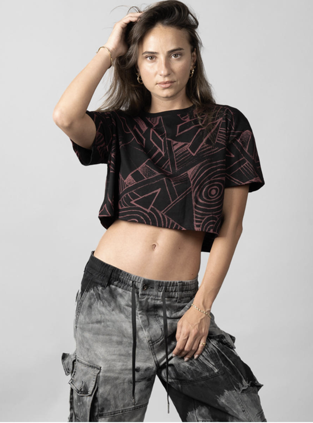 MOONA CROP BLACK 412049 