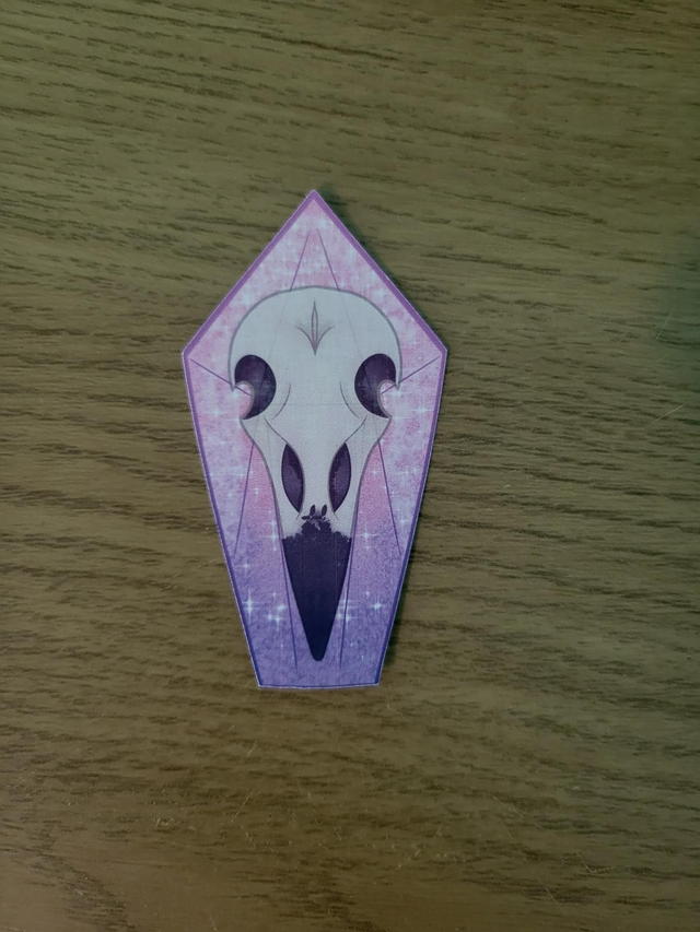 Crystal Crow Sticker