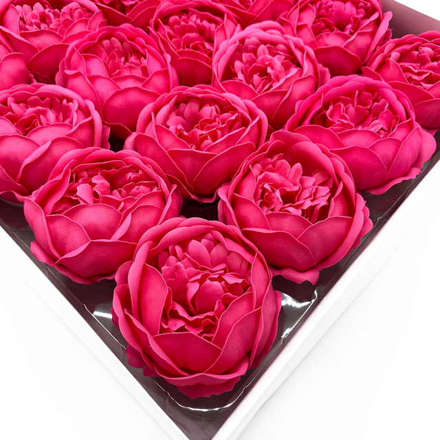 Pivoine de savon Large - rose foncé