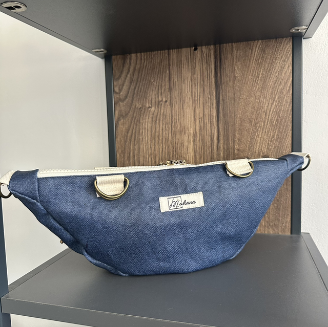 Sac Bahana bleu jean enduit